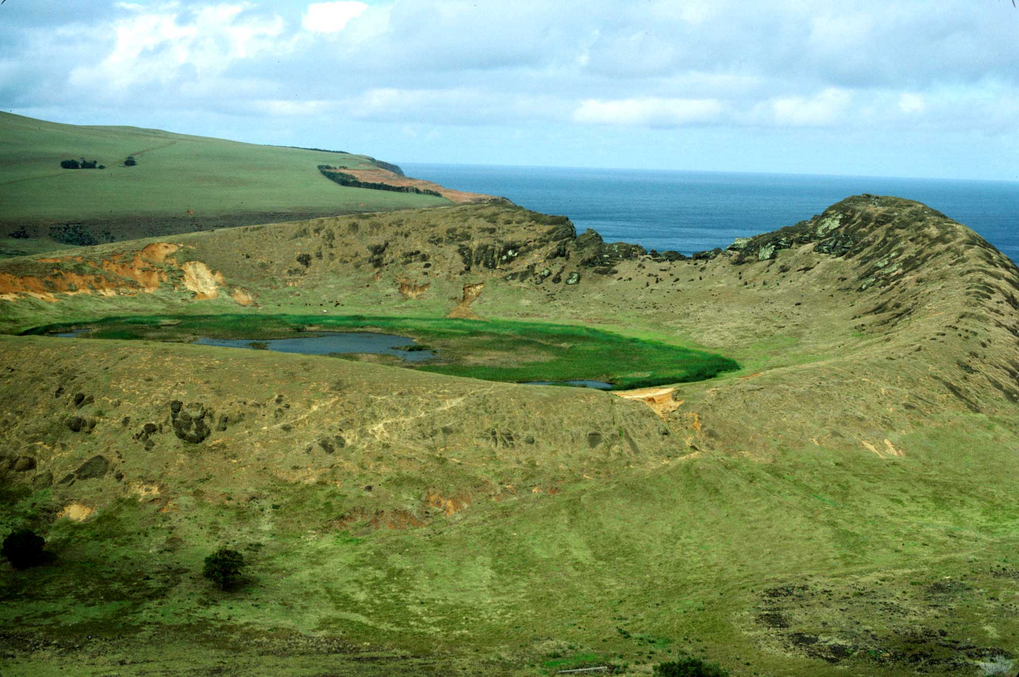 vista aerea rano raraku